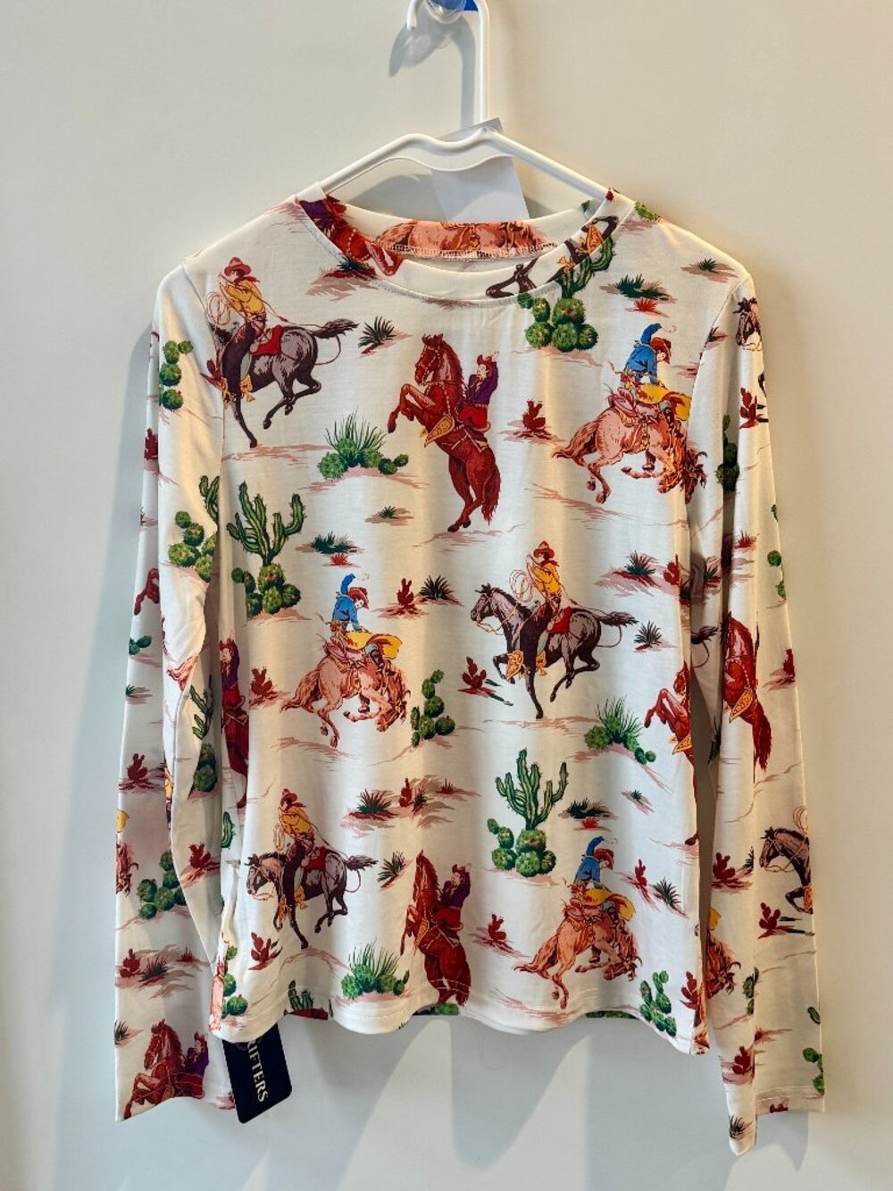 authentic Fashion Express Vintage Western Cowboy Top